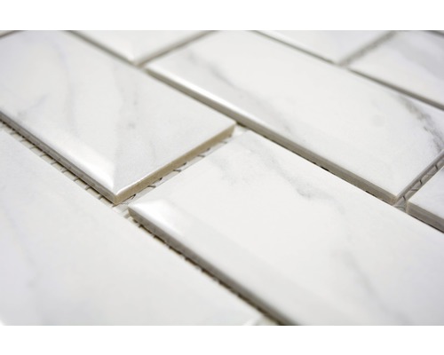 Carreaux de mosaïque rectangulaires en marbre