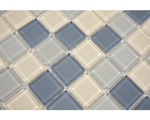 Gros plan de carreaux de mosaïque en verre