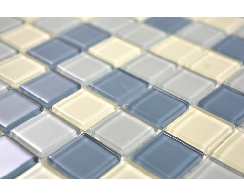 Mosaïque en verre, carrée