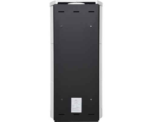 Vue arrière d''un poêle à bois