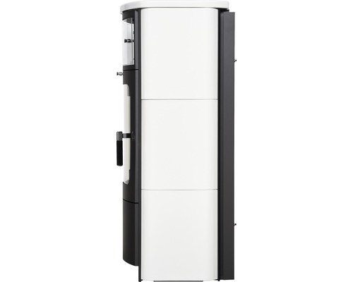 Poêle cheminée avec revêtement en acier