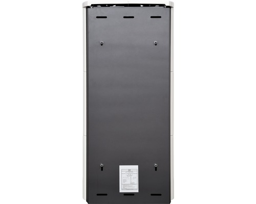 Vue arrière d''un appareil de chauffage avec points de montage