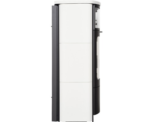 Poêle à bois, vue latérale