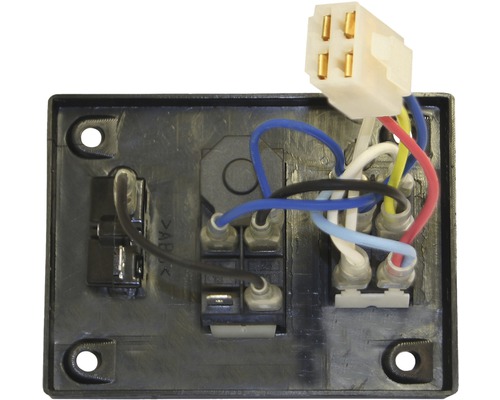 Plaque de connexion électrique avec câbles et connecteur