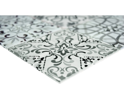 Carreau de mosaïque avec motif d''ornement