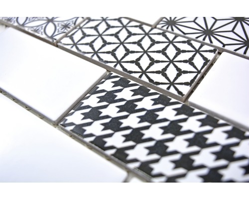 Keramikmosaikfliesen mit verschiedenen Mustern