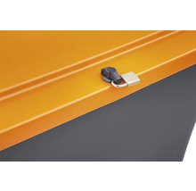 Couvercle d''une boîte de rangement avec serrure