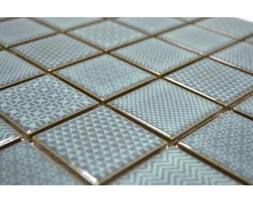 Mosaikfliesen mit verschiedenen Mustern