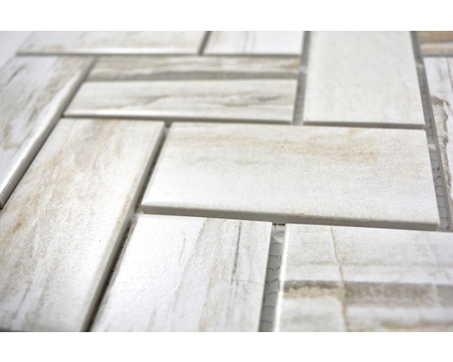 Détail de carreaux de mosaïque en grès cérame