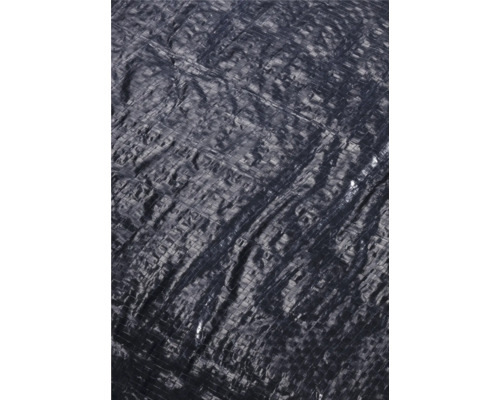 Detailaufnahme einer schwarzen Gewebeplane