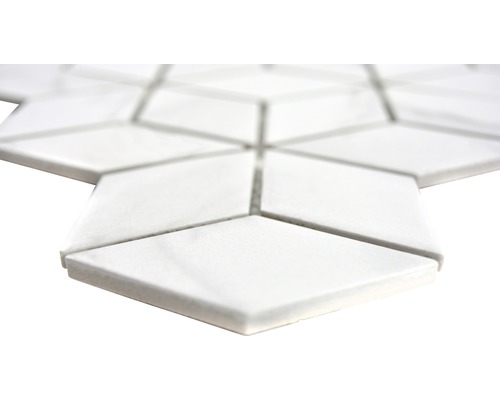 Carreaux de mosaïque en marbre à motif de losanges