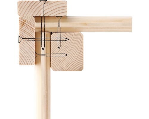 Assemblage de bois avec vis