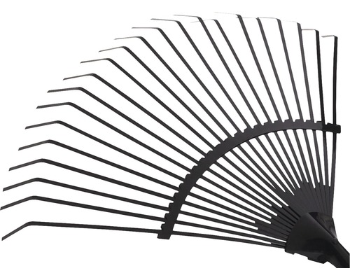 Laubbesen aus Metall mit Zinken