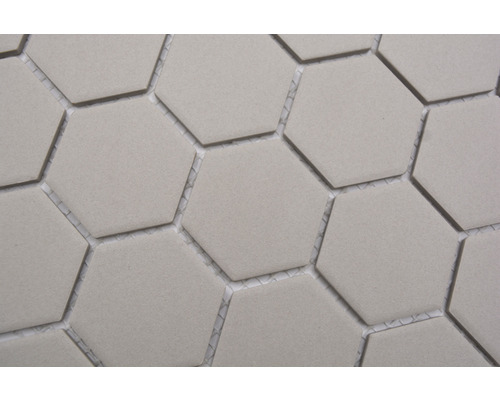 Gros plan de carreaux hexagonaux