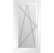 ARON Basic Balkontür Kunststoff 1-flg. ESG weiss/anthrazit 1100x1950 mm DIN Links