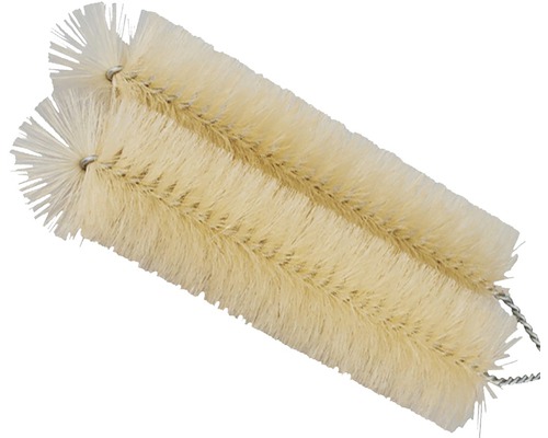Goupillon avec poils pour nettoyer les bouteilles