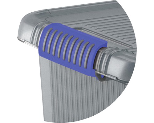 Detailansicht einer Aufbewahrungsbox mit Griffmulde