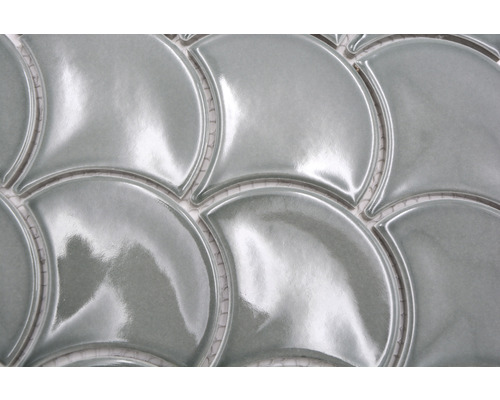 Carreau de mosaïque en céramique en forme d''éventail