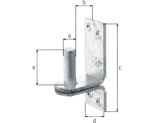 Fer de gond de portail avec dimensions