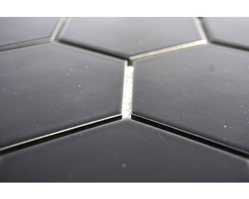 Gros plan de carreaux hexagonaux avec joints