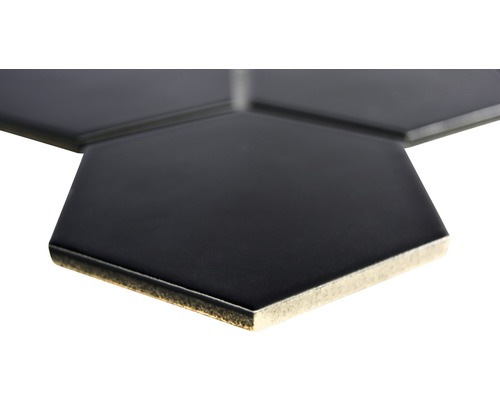 Carreau mural hexagonal en céramique