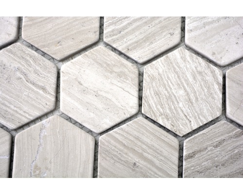 Carreaux hexagonaux en pierre naturelle