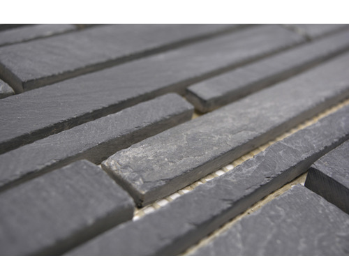 Détail de carreaux de mosaïque en ardoise