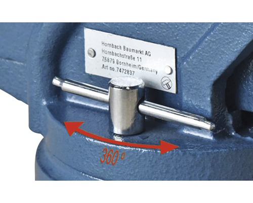 Étau avec rotation à 360 degrés