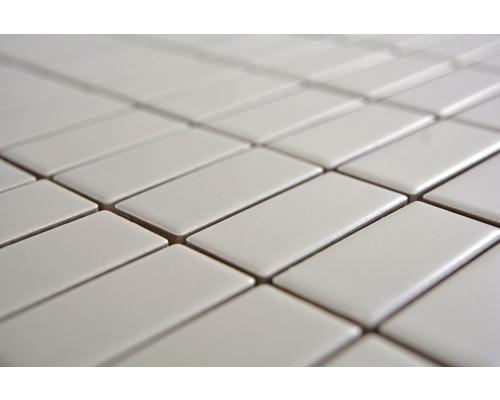 Carreaux rectangulaires, gros plan