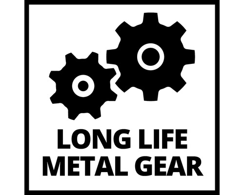 Symbole pour engrenage métallique longue durée