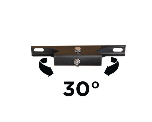 Support mural pivotant avec un angle de rotation de 30 degrés