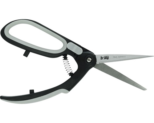 Gartenschere mit Edelstahlklingen und Federmechanismus