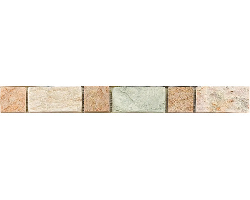 Frise en pierre naturelle CM-57111 gris 30.5x3.3 cm Mosaïque en pierre naturelle, différents motifs