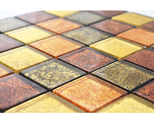 Carreaux de mosaïque de verre carrés