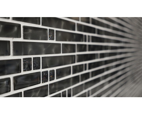 Carreaux muraux en mosaïque de verre avec une surface brillante