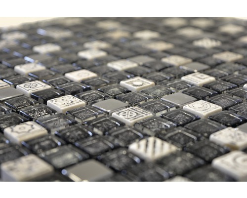 Carreaux de mosaïque avec éléments carrés