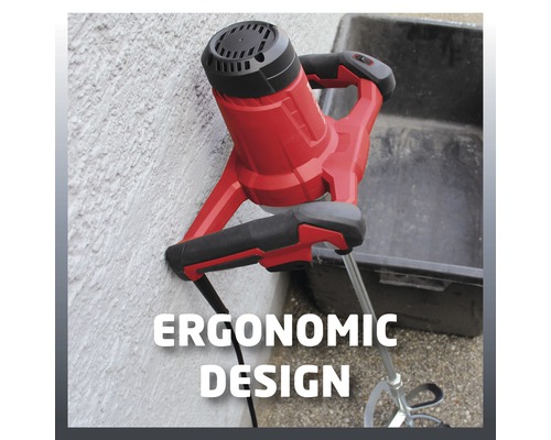 Malaxeur électrique à mortier avec design ergonomique
