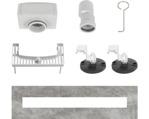 Composants pour caniveau de douche et accessoires