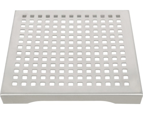 Écoulement carré en acier inoxydable avec trous carrés