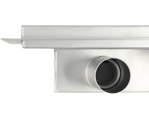 Vue détaillée d''un élément de caniveau de drainage