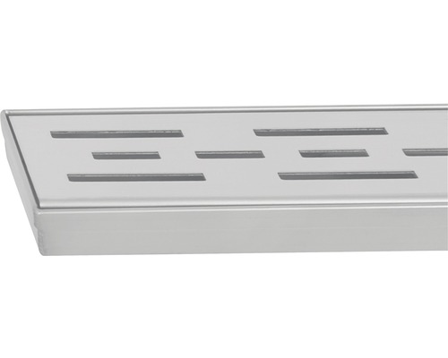 Grille de dépôt en métal avec fentes