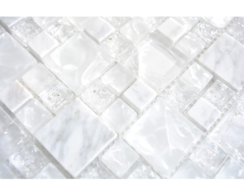 Mosaikfliesen aus Glas und Marmor