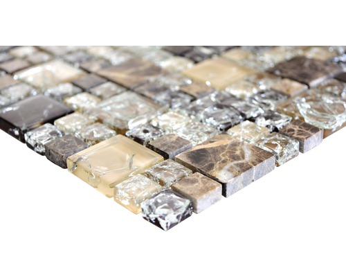 Mosaikfliesen aus Glas und Marmor