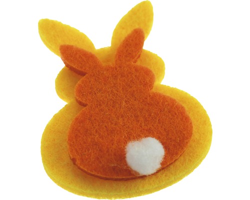 Dekorativer Osterhase aus Filz