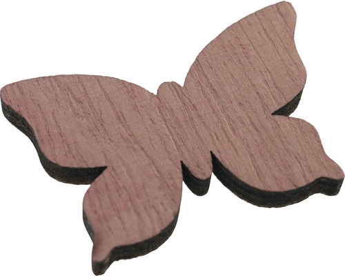 Figurine décorative en bois en forme de papillon