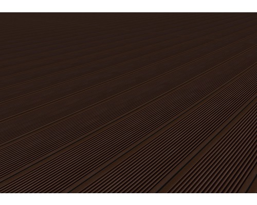 Lames de terrasse en plastique, surface rainurée