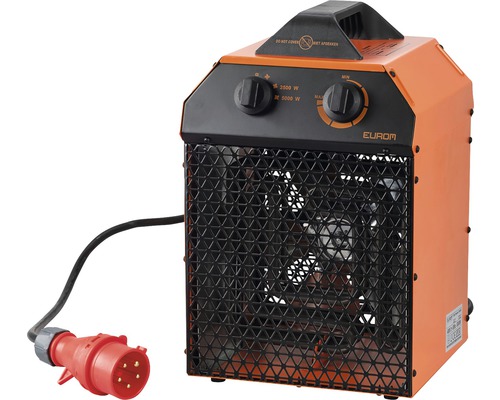 Radiateur soufflant Eurom avec câble et fiche
