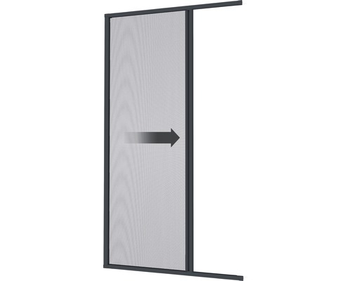 Moustiquaire de porte avec flèche