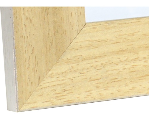 Detailansicht eines Holzbilderrahmen