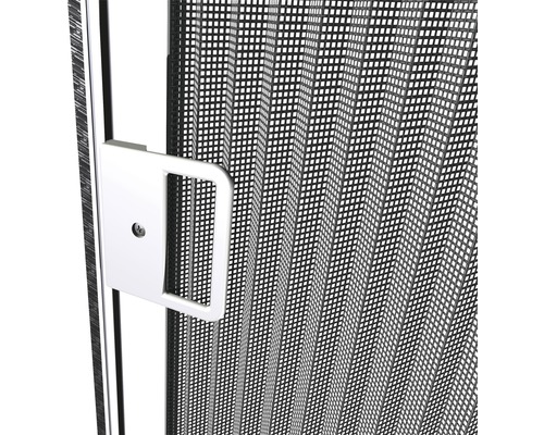 Moustiquaire de porte avec poignée et grillage anti-insectes